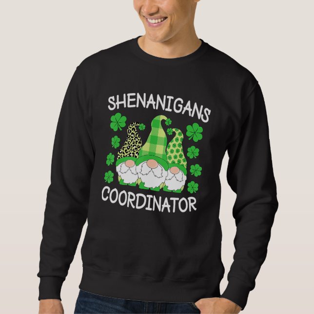 Moletom Shenanigans Coordinator Teachers St Patricks Day G (Frente)