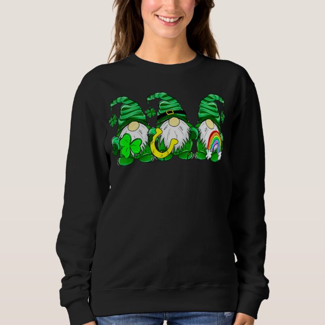 Moletom Shenanigans Gnomies Rua Patrick S Day Cute Gnomo S (Frente)
