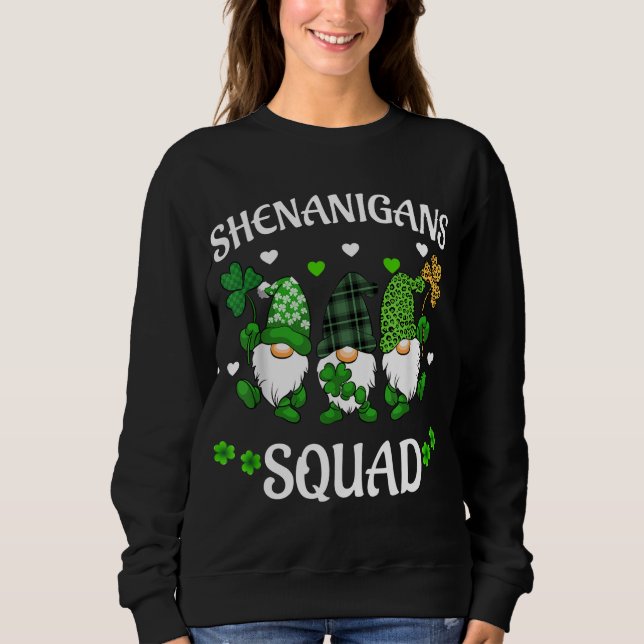 Moletom Shenanigans Squad Dia de São Patrício Gnomos Green (Frente)