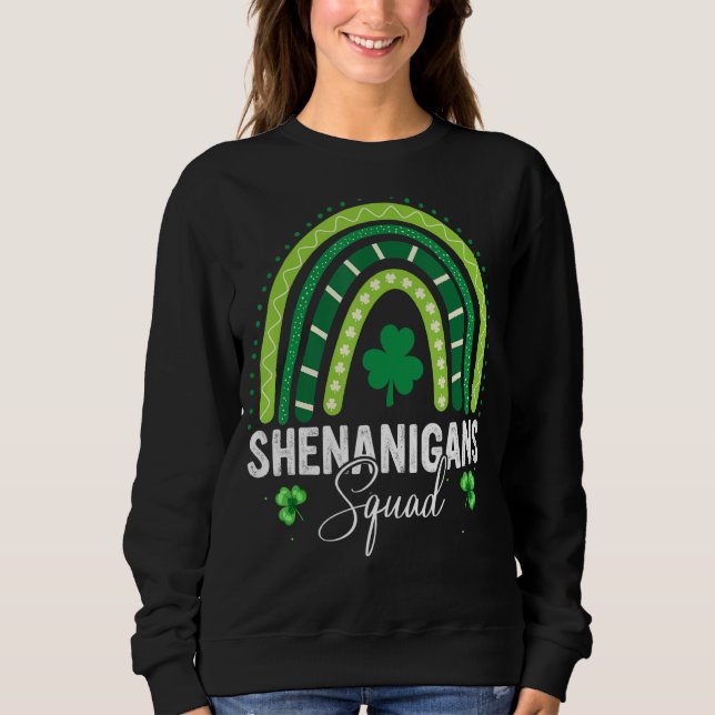 Moletom Shenanigans Squad Irish Funny Rua Dia Patrick (Frente)