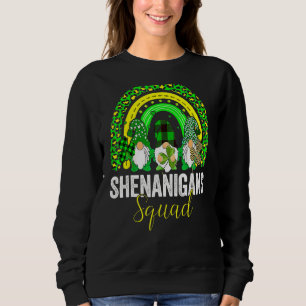 Moletom Shenanigans Squad Irish Gnomos Rainbow Rua Patrick
