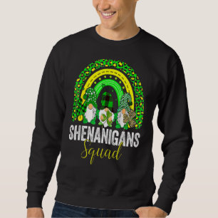 Moletom Shenanigans Squad Irish Gnomos Rainbow Rua Patrick