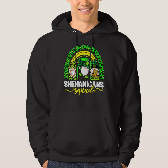 Moletom Shenanigans Squad Irish Gnomos Rainbow Rua Patrick (Frente)