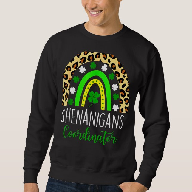 Moletom Shenanigans Squad Rainbow Leopard Rua de Impressão (Frente)