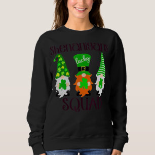 Moletom Shenanigans Squad Rua Patrick S Day Gnomos