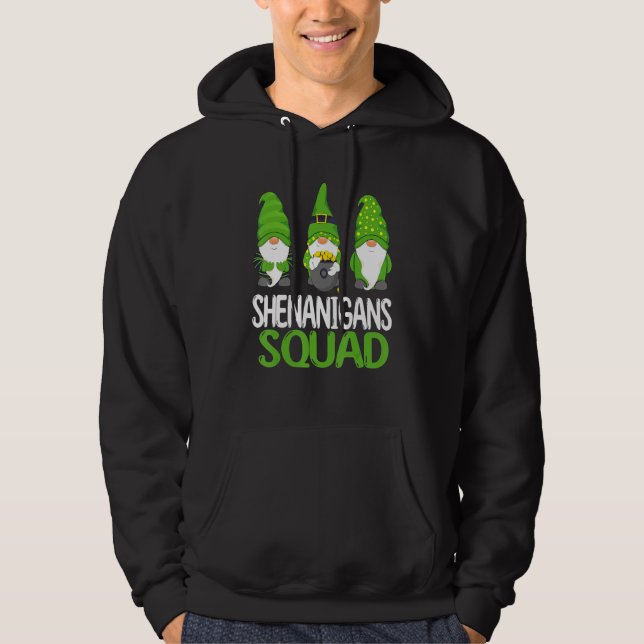 Moletom Shenanigans Squad St Patricks Day Gnomes St Patric (Frente)
