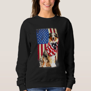 Moletom Shepherd American Flag Usa Patriotic Do