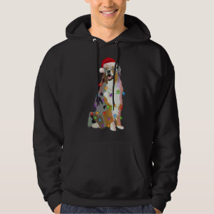Moletom Shepherd Aussi australiano Luzes de Natal Xmas Do