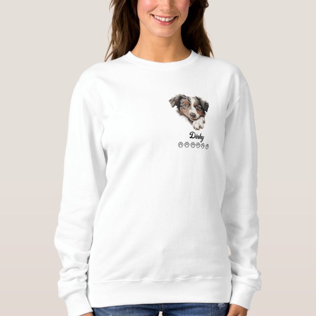 Moletom Shepherd Dog Personalizado T-Shirt (Frente)