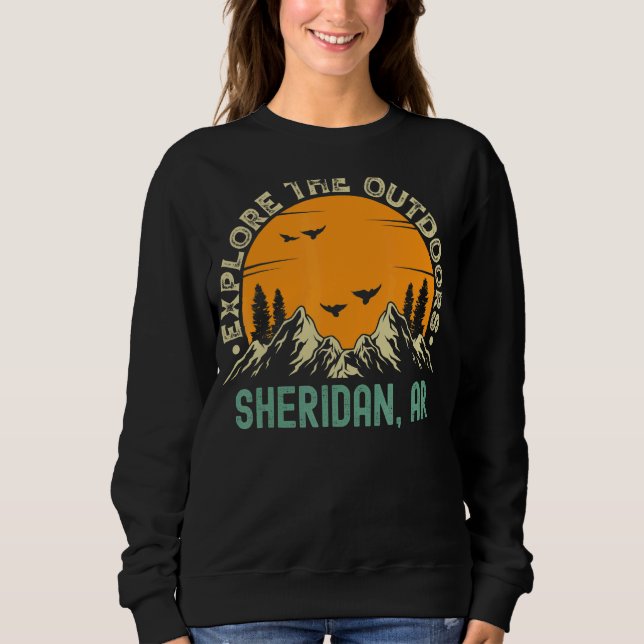Moletom Sheridan Arkansas Explora O Exterior (Frente)