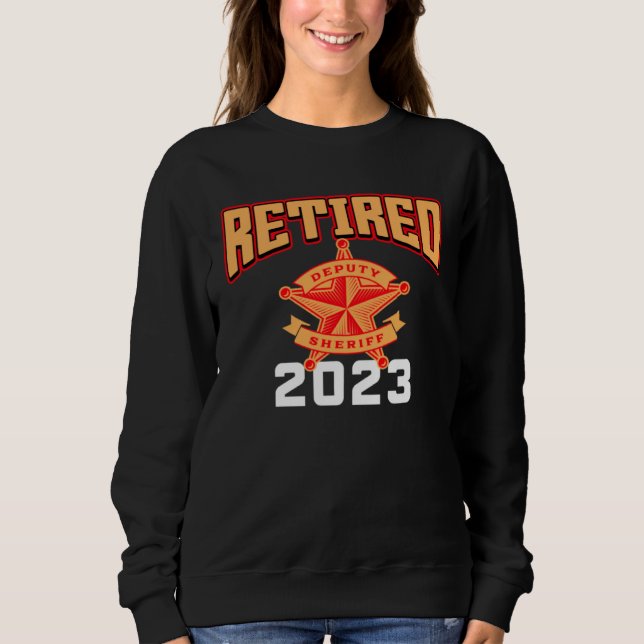 Moletom Sheriff Retirement 2023 Law Enforcement (Frente)