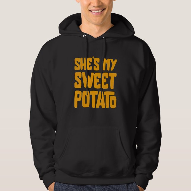 Moletom She's My Sweet Potato I YAM Couple's Matching Than (Frente)