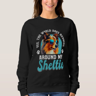 Moletom Shetland Sheepdog Dog Sheltie - Sim, o mundo faz