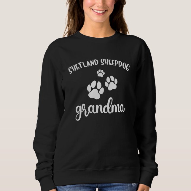 Moletom Shetland Sheepdog Grandma Cute Dog Sheltie (Frente)