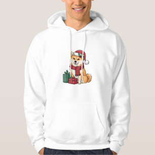 Moletom Shiba Inu Cachorro de Natal Fizera o Papai Noel Xm