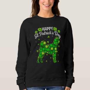 Moletom Shiba Inu Dog Retro Shamrock Rua irlandesa Patrona