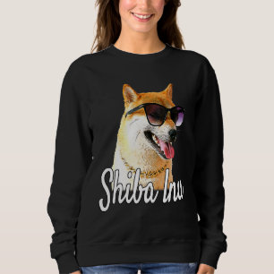 Moletom Shiba Inu Dogue com óculos de sol e corrente - Fel