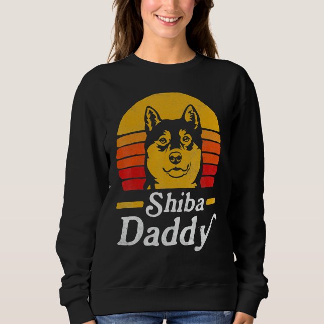 Moletom Shiba Inu Father Dog Shiba Inu Papa  Shiba Dad (Frente)