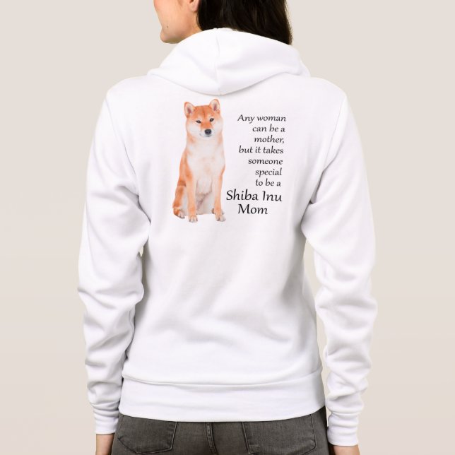 Moletom Shiba Inu Mãe Hoodie (Verso)