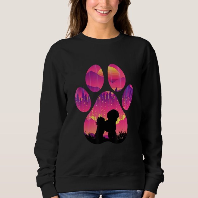 Moletom Shichon Paw Mom Dad Dog  Women Men (Frente)