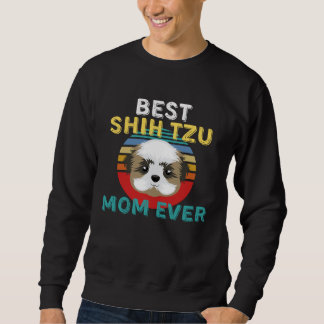 Moletom Shih Tzu Dad Vintage Men Mum Retro Clothing Adopti