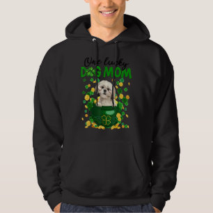Moletom Shih Tzu Dog Mãe Irlandesa Rua De Shamrock Verde P
