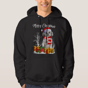 Moletom Shih Tzu Dog Papais noeis de Natal Shih Tzu no Nat