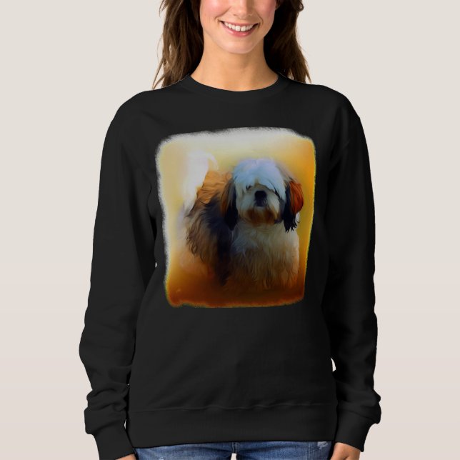 Moletom Shih Tzu Dog Portrait (Frente)