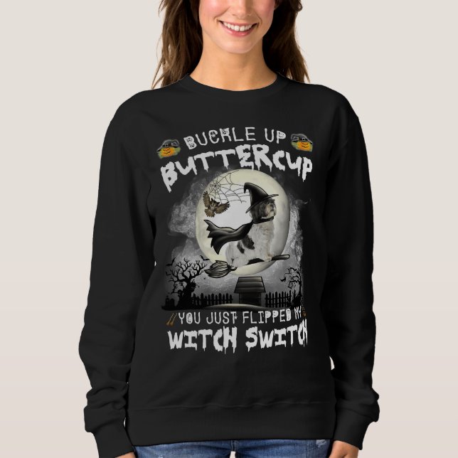 Moletom Shih Tzu Dog Witch Switch (Frente)