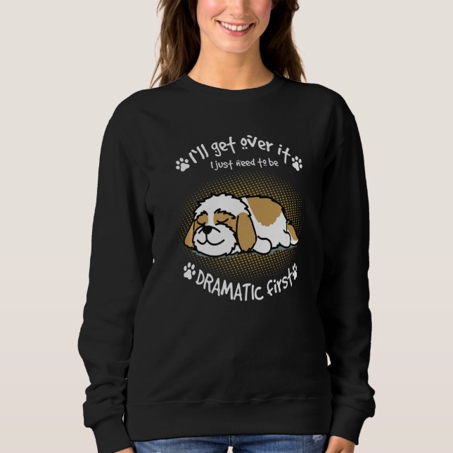 Moletom Shih Tzu Funny Design for Dog Lovers & Dog Owners  (Frente)