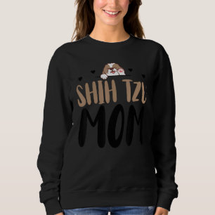 Moletom Shih Tzu Mãe Engraçado Shih Tzu Proprietário Cacho