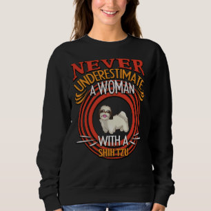 Moletom Shih Tzu Nunca Subestima Uma Mulher Com Um Shih
