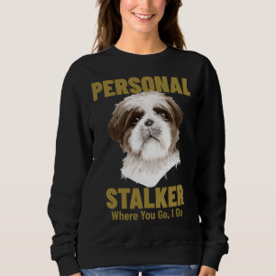 Moletom Shih Tzu Personal Stalker Aonde Ir