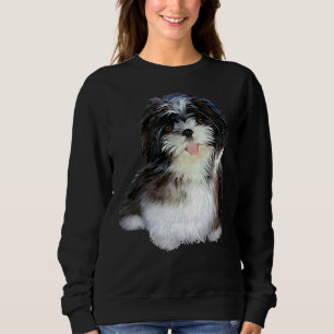 Moletom Shih Tzu Puppy (Preto E Branco)
