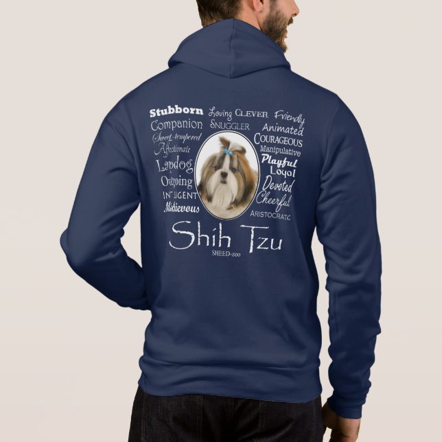 Moletom Shih Tzu Traits Hoodie (Verso)
