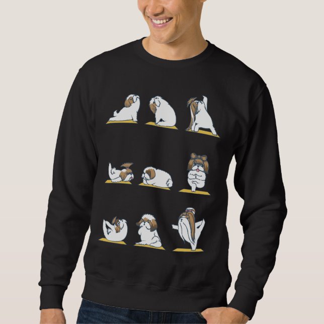 Moletom Shih Tzu Yoga (Frente)
