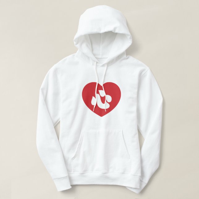 Moletom Shin Kanji Kokoro Heart 心 (Frente do Design)