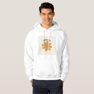 Moletom “Shine On” Positive Sun Hoodie – Unisex Inspiratio