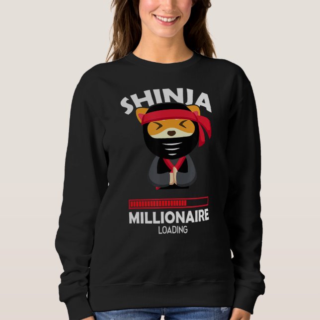 Moletom Shinja Millionaire Carregando Cripto Blockchain (Frente)