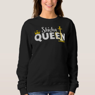 Moletom Shisha Queen Crown Hookah Smoam Steam