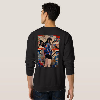 Moletom 【SHOP限定イラスト】和柄JKスウェット|寿司娘 GenerativeAI