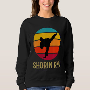 Moletom Shorin Ryu Karate Mão Vintage Arte Marcial Sunset