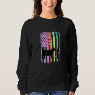 Moletom Showgirl Cattle American Patriótico USA Flag Fund