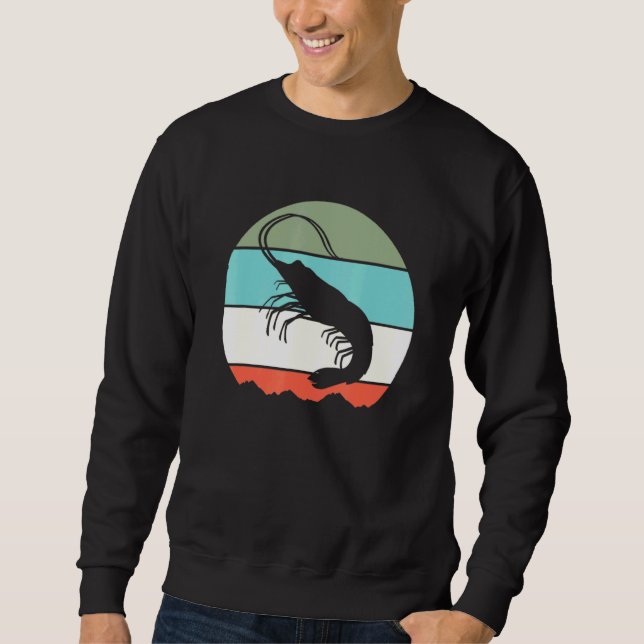 Moletom Shrimp Seafood Vintage Shellfish Shrimp Tee (Frente)