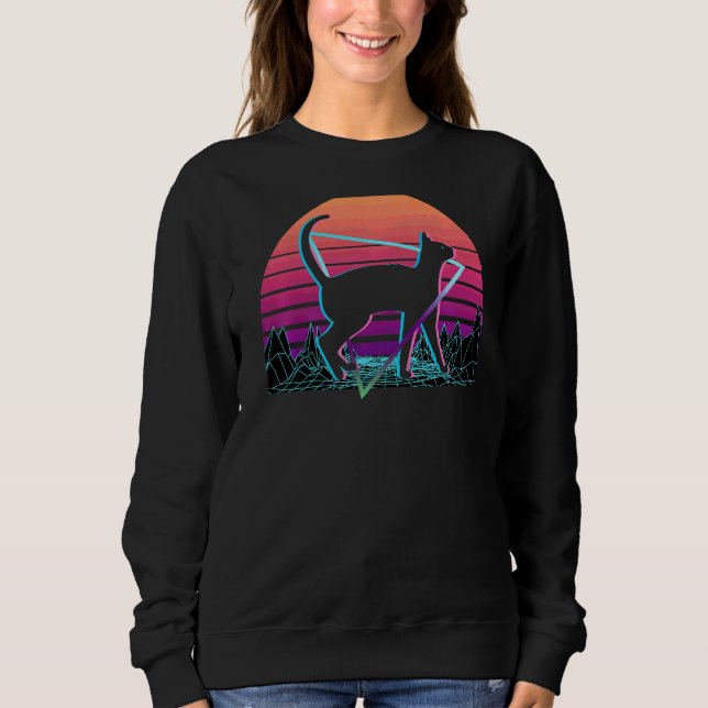 Moletom Siamese Cat Retro (Frente)