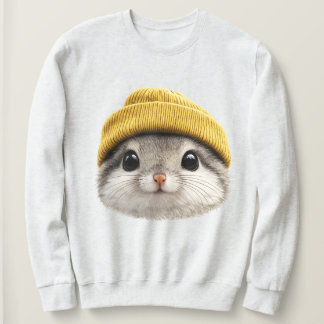 Moletom Siberian Flying Squirrel Wearing Beanie  Retro 90s