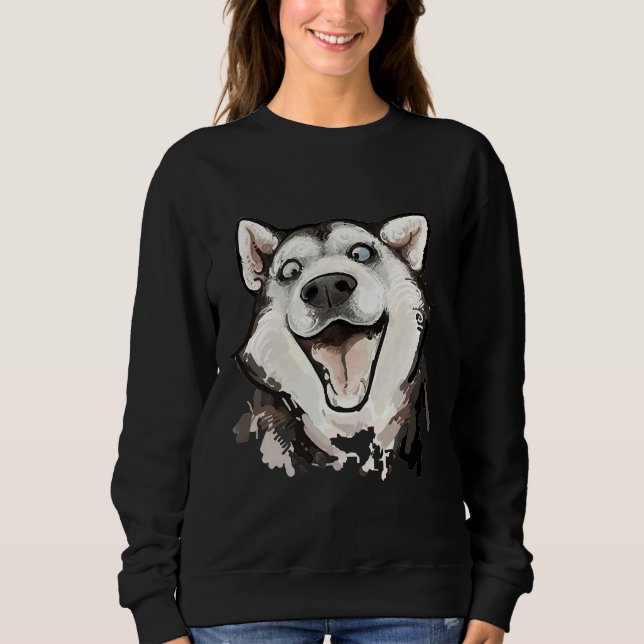 Moletom Siberian Husky 84 (Frente)