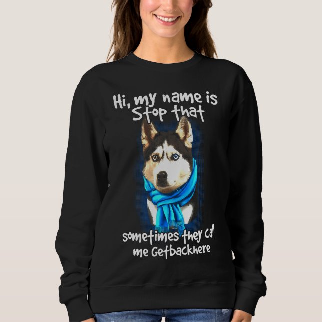 Moletom Siberian Husky Dog Owner Getbackhere (Frente)