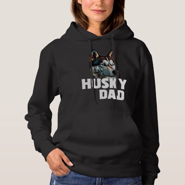 Moletom Siberian Husky Dog Owner Husky Dad (Frente)