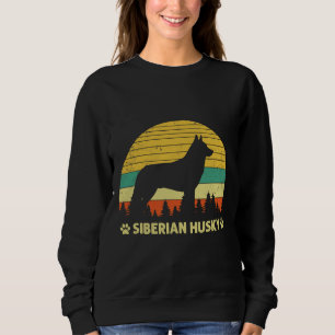 Moletom Siberian Husky Dog Retro Vintage